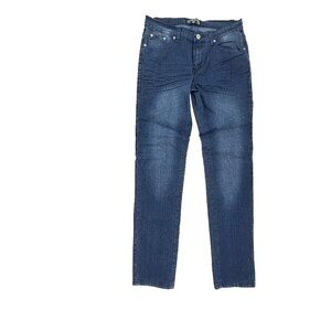 Rush Jeans Straight Women's size 11 12 Dark Wash Blue Denim Jeans